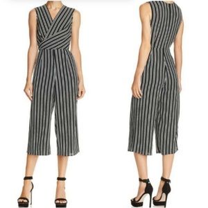 Black & White Striped Jumpsuit